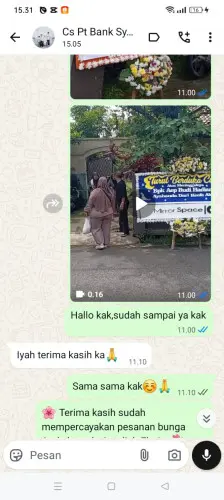 Testimonial Papan Bunga jayapura kota